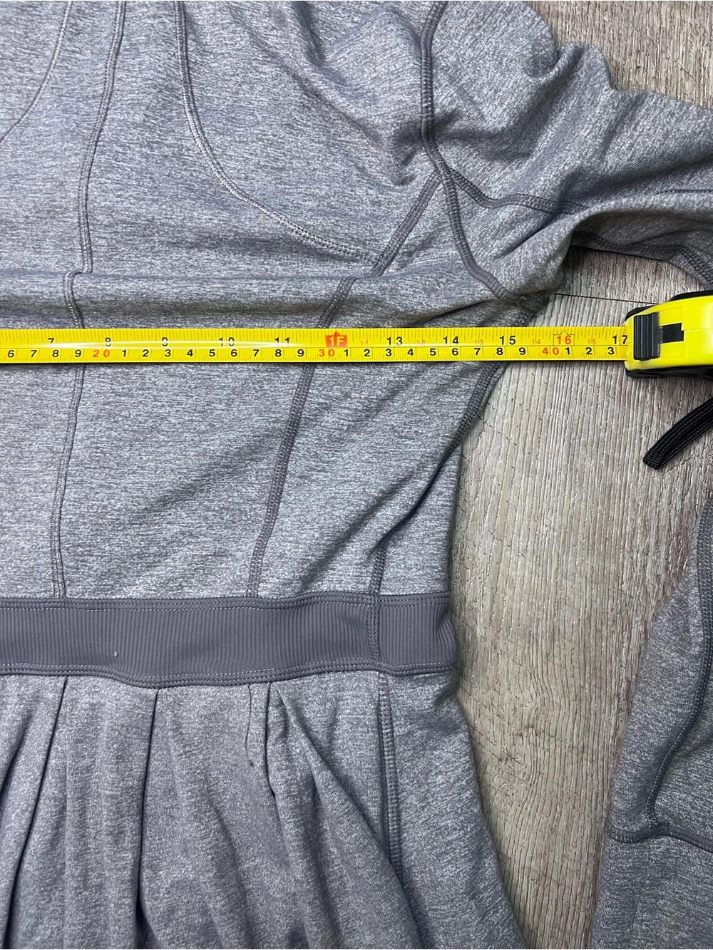 lululemon athletica Heather Gray Peplum Track Jacket - Picture 13 of 14
